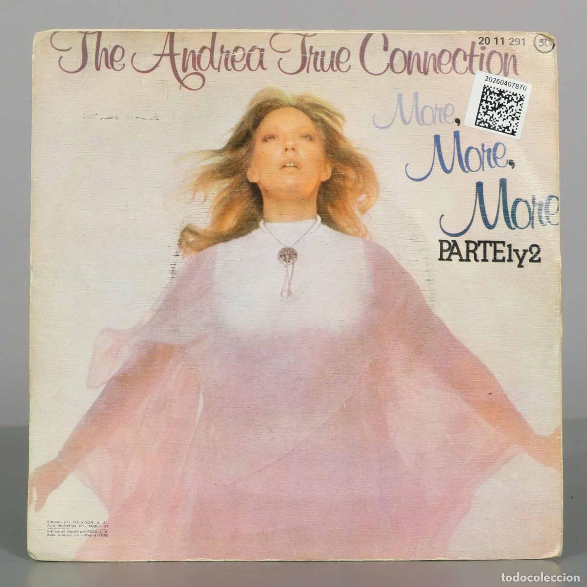 Discos de vinilo: SINGLE. More, More, More - Parte 1 y 2 - The Andrea True Connection - Foto 2