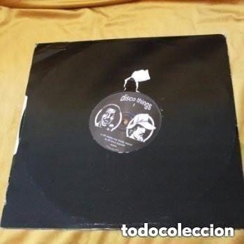 Discos de vinilo: Disco things, 45 make my body move, 12&rdquo;Promo. Drinks for free records. Edici&oacute;n UK.