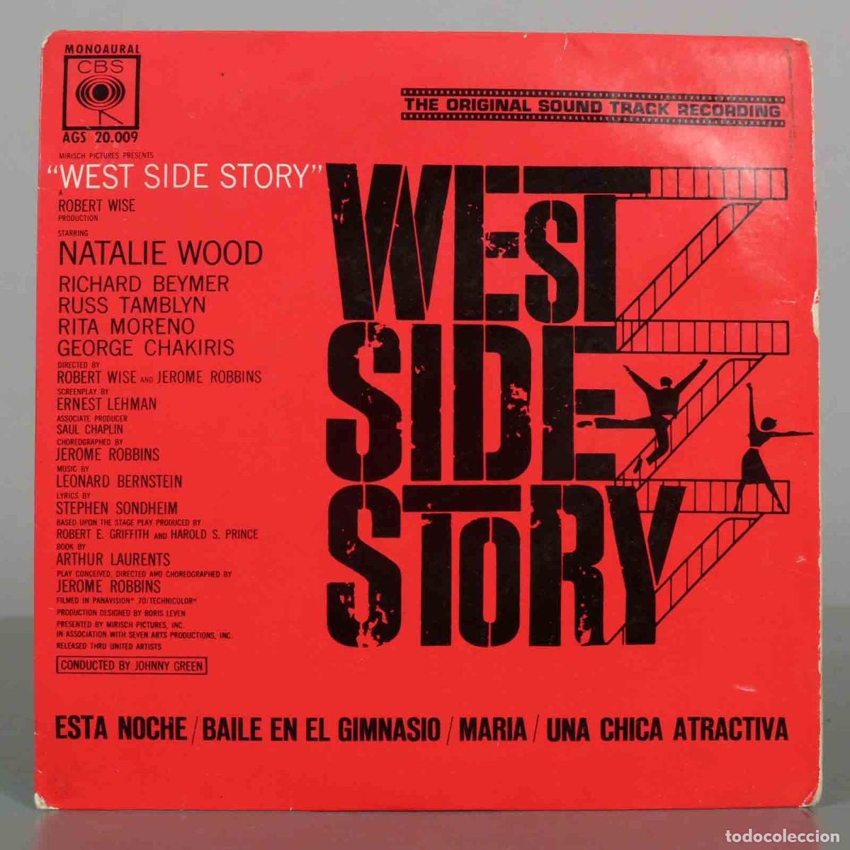Discos de vinilo: EP. West Side Story - Banda Sonora Original - Leonard Bernstein, Stephen Sondheim
