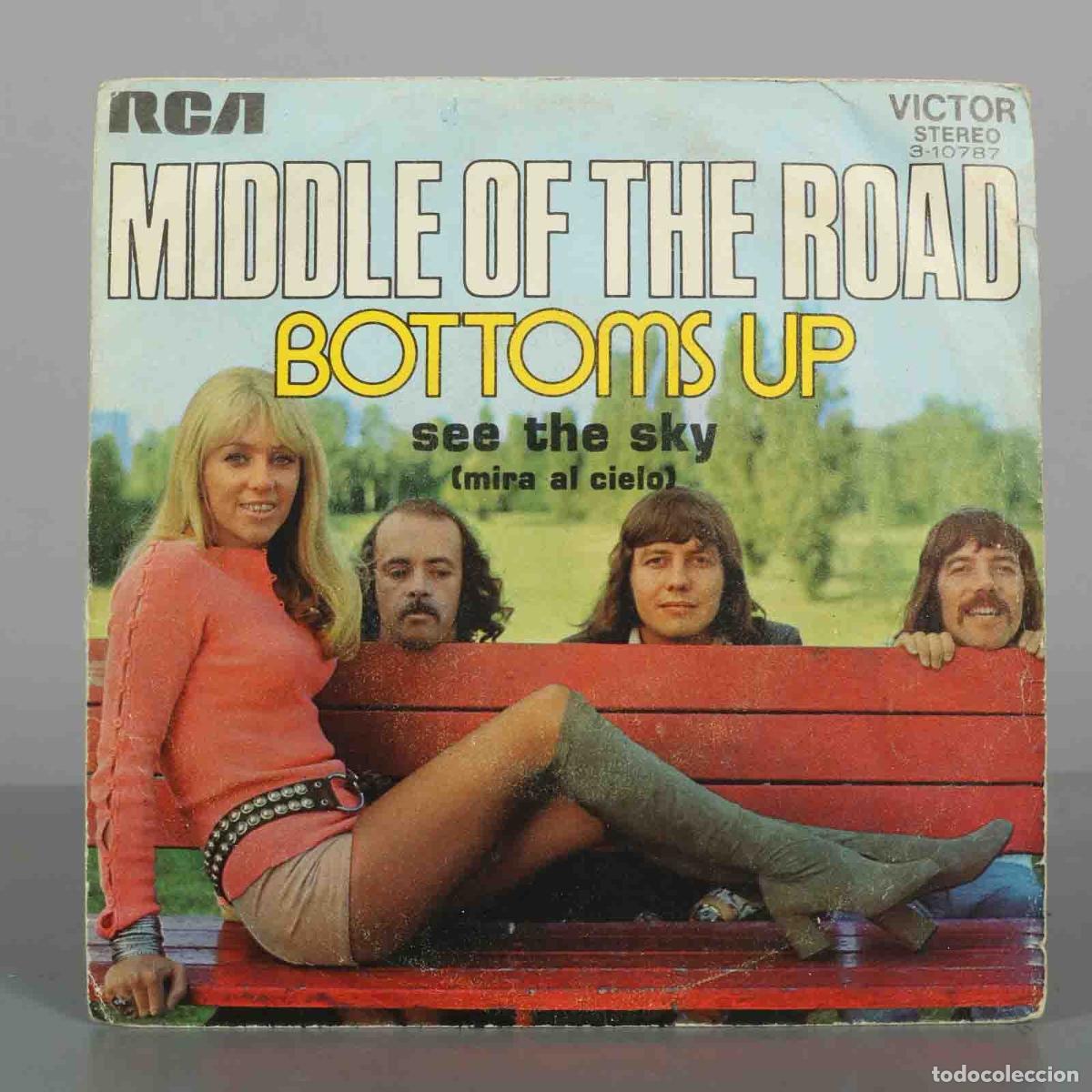 Discos de vinilo: SINGLE. Bottoms Up - See the Sky - Middle of the Road
