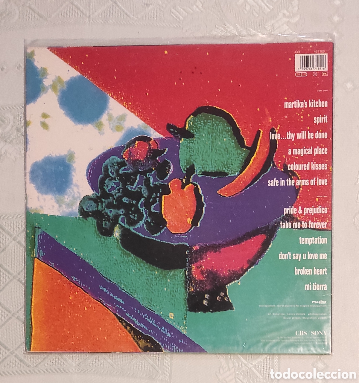 Discos de vinilo: VINILO MARTIKA &rdquo;MARTIKAS KITCHEN&rdquo; - LP 1991 - Foto 2