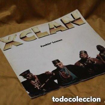 Disques de vinyle: X Clan, Funkin' lessons, 4TH b'way, 1990. Edici&oacute;n UK.