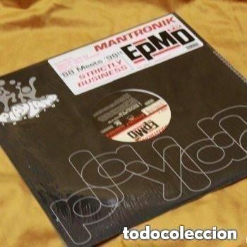 Disques de vinyle: EPMD vs Mantronik, Strictly Bussines, Priority records,1998. Edici&oacute;n USA.
