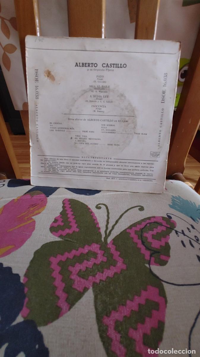 Discos de vinilo: ALBERTO CASTILLO-EP PATO +3 - Foto 2