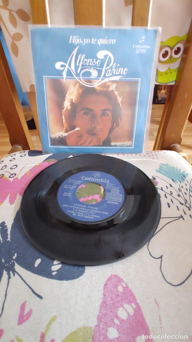 Discos de vinilo: ALFONSO PAHINO-SINGLE HIJO YO TE QUIERO