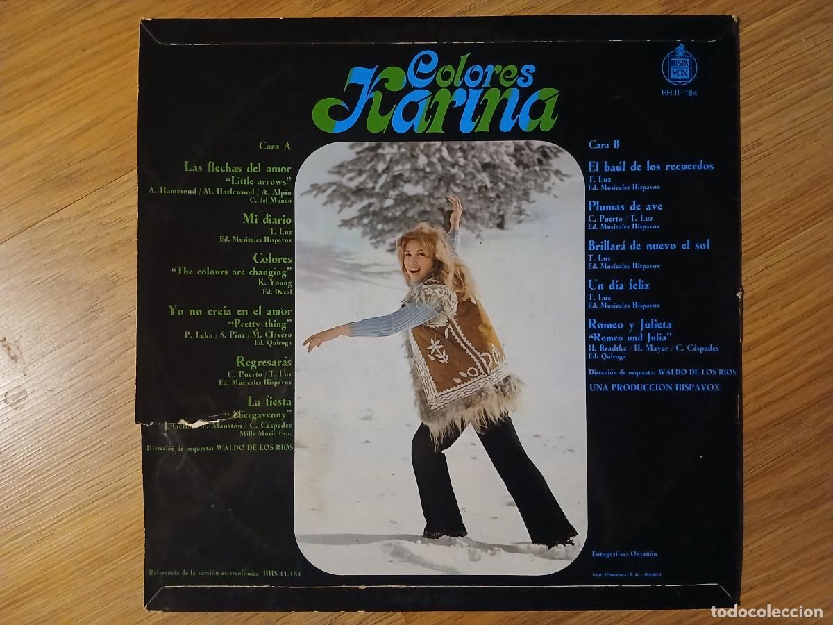 Discos de vinilo: Karina - Colores (Lp de debut) - Foto 2