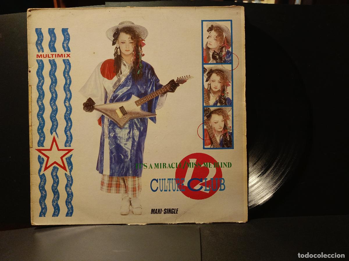 Discos de vinilo: CULTURE CLUB - It's A Miracle/Miss Me Blind (US. Remix) 12&rdquo; MAXI VIRGIN 1984 SYNTH POP PEPETO