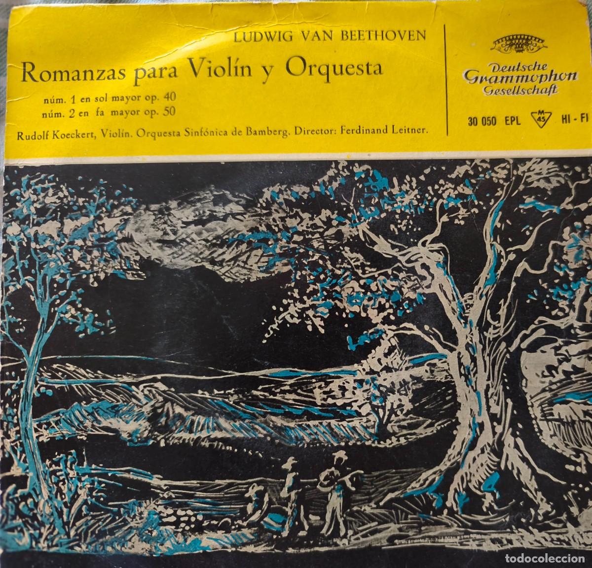 Discos de vinilo: Romanzas para viol&iacute;n y orquesta (Beethoven)