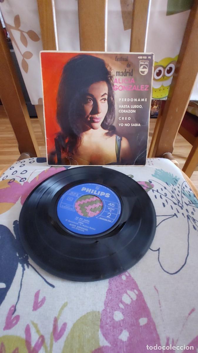 Discos de vinilo: ALICIA GONZALEZ-EP PERDONAME +3-FESTIVAL DE MADRID
