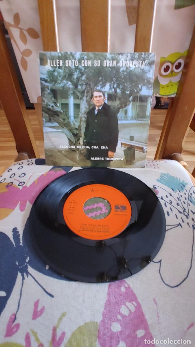 Discos de vinilo: ALLER SOTO CON SU GRAN ORQUESTA-SINGLE ESCUCHA MI CHA CHA CHA