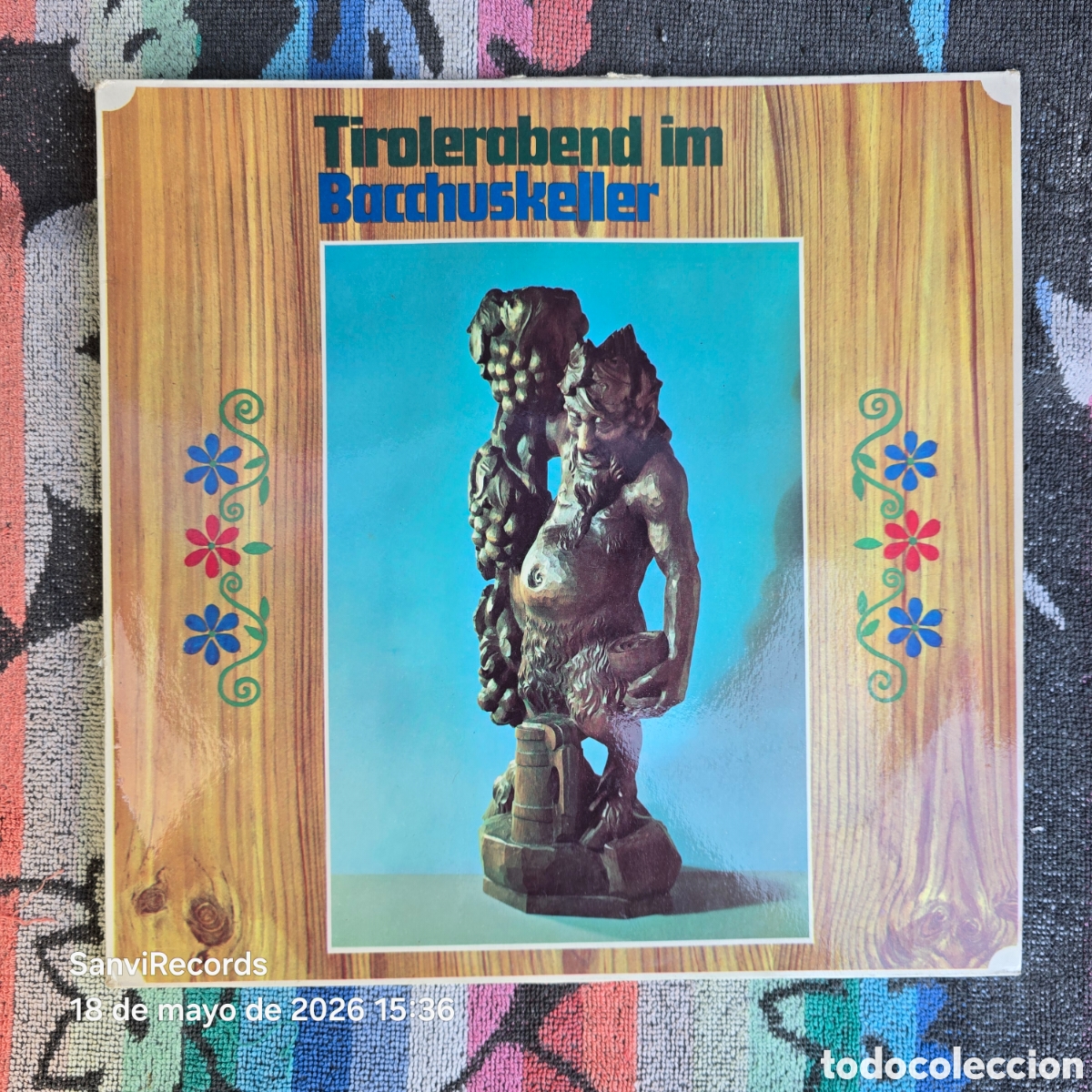 Discos de vinilo: [LP] TIROLERABEND IM BACCHUSKELLER, MUSICA POPULAR AUSTRIACA (AMADEO) (A&Ntilde;OS 70)