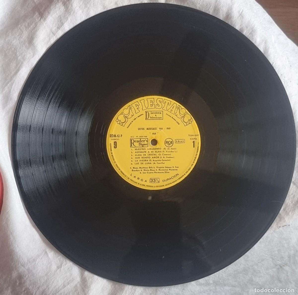 Disques de vinyle: FIESTA &Eacute;xitos Musicales (1950 - 1960) 1959 Nuestro juramento, As&oacute;mate a mi alma, alma de cristal....