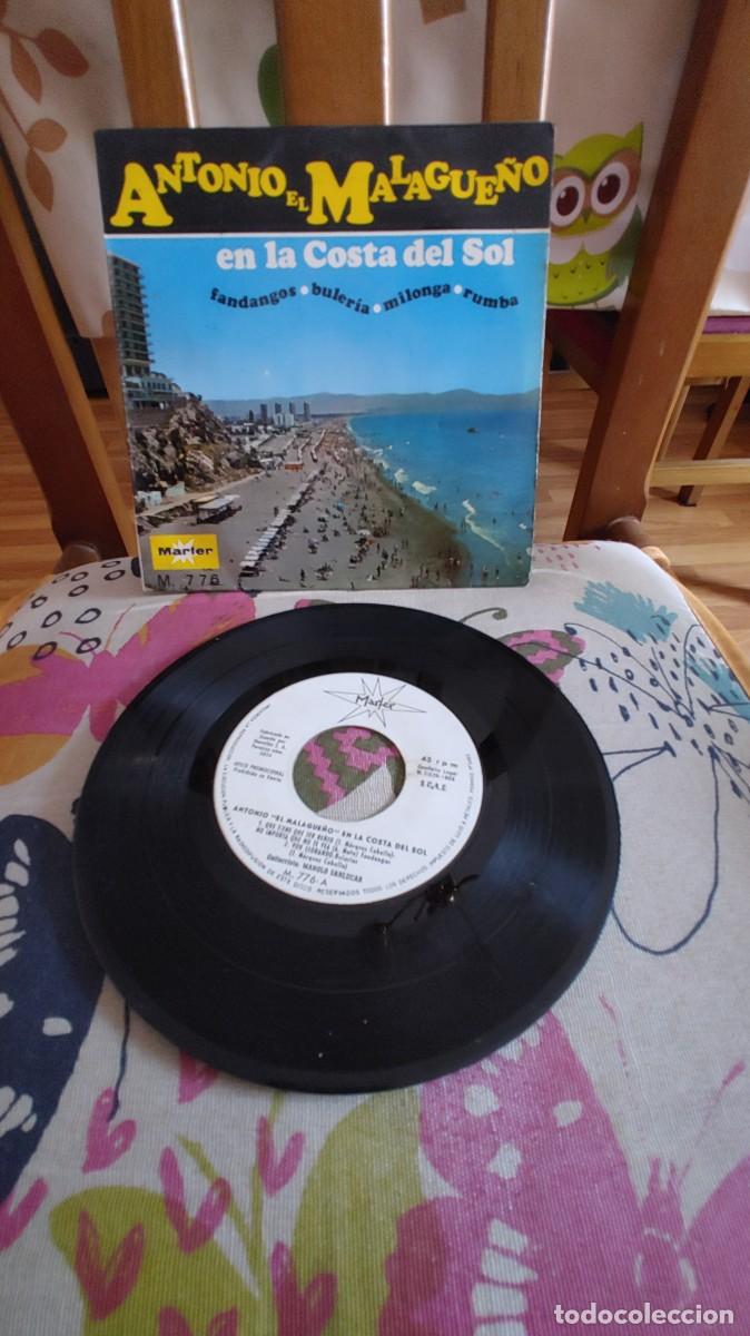 Discos de vinilo: ANTONIO EL MALAGUE&Ntilde;O-EP EN LA COSTA DEL SOL