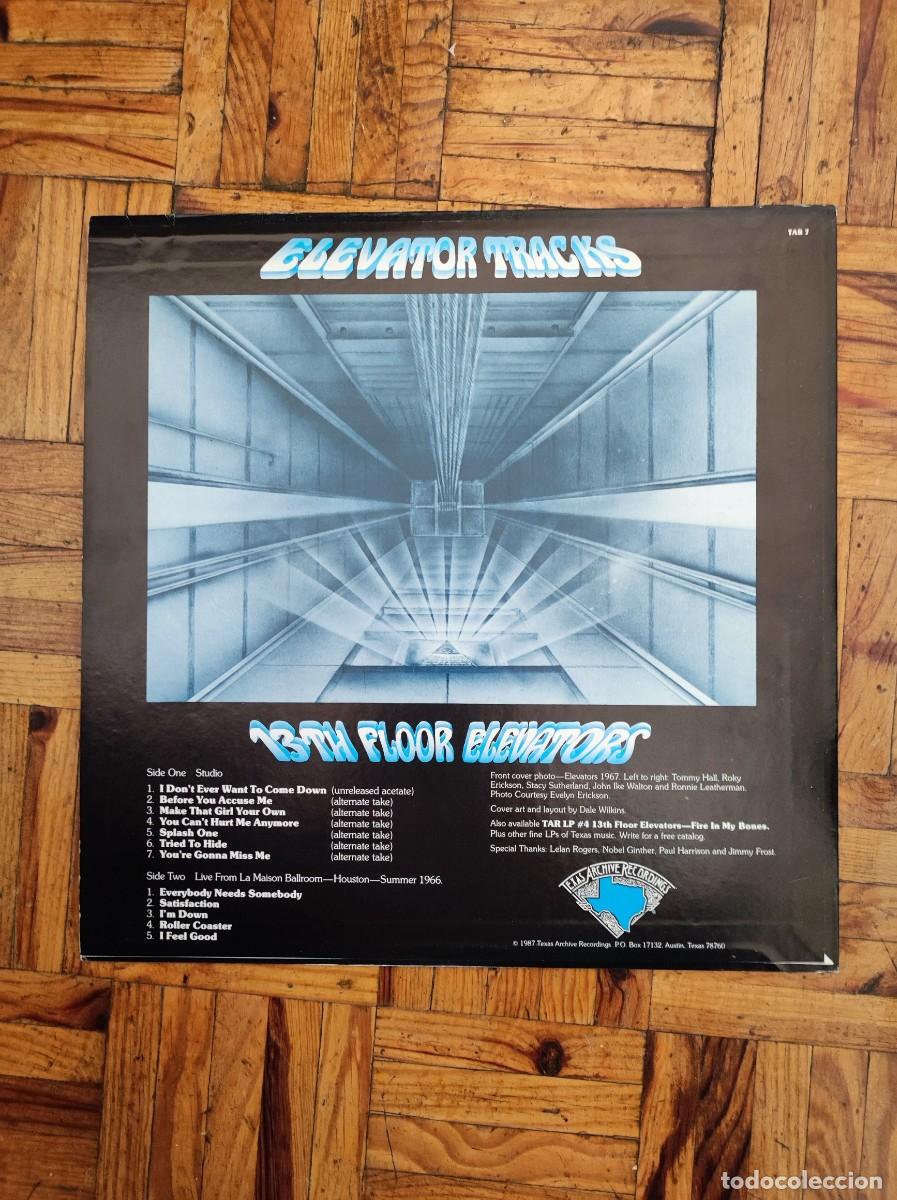 Discos de vinilo: Vinilo LP - 13th Floor Elevators &rdquo;Elevator Tracks&rdquo; (1987) - Rock Psicod&eacute;lico / Rarezas - Foto 3