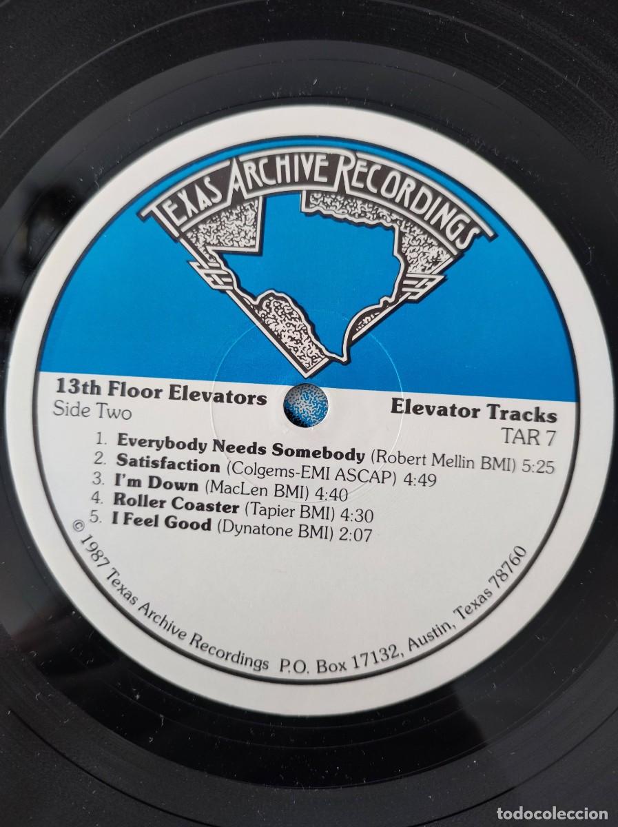 Discos de vinilo: Vinilo LP - 13th Floor Elevators &rdquo;Elevator Tracks&rdquo; (1987) - Rock Psicod&eacute;lico / Rarezas - Foto 7