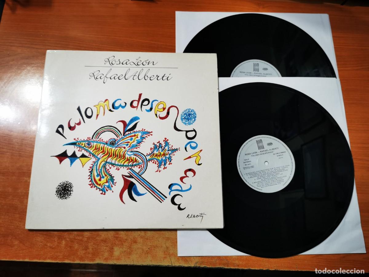 Discos de vinilo: ROSA LEON RAFAEL ALBERTI Paloma desesperada 2 LP JOSE MARIA CANO MECANO AUTE SUBURBANO DOBLE LP RARO