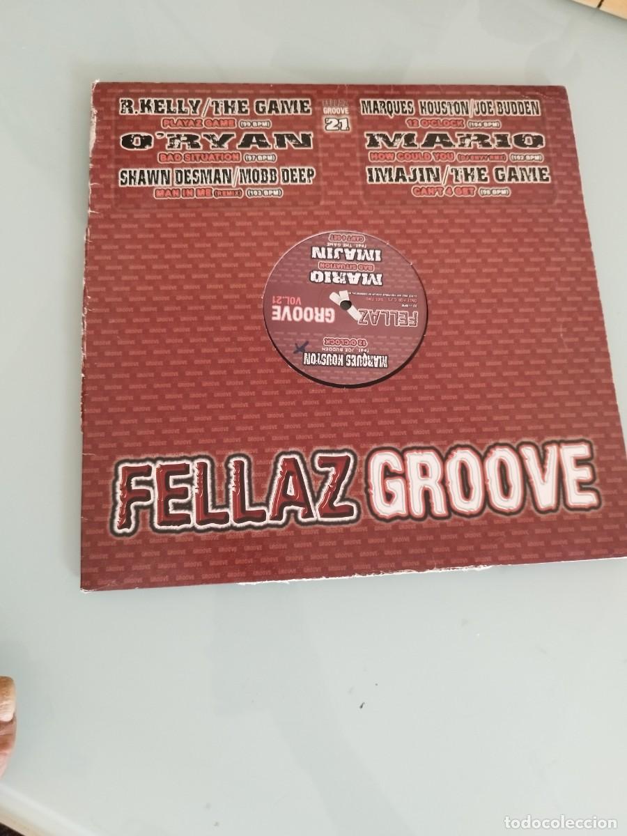 Vinyl records: Various &ndash; Fellaz Groove Vol.21. Vinilo Maxi Single. R. Kelly O'Ryan, Shaw Desman, Mobb Deep, Mario.