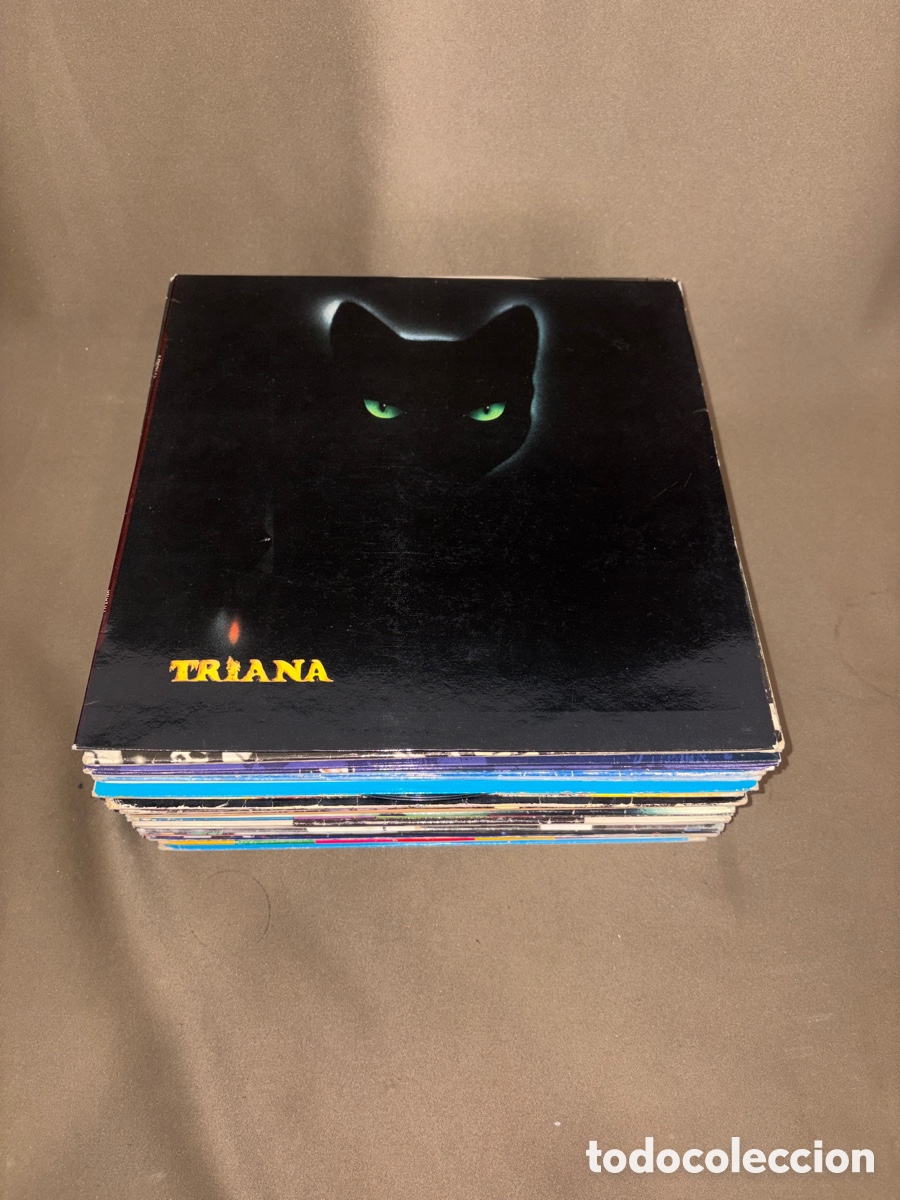 Discos de vinilo: GRAN LOTE DE 41 LPS DIFERENTES ESTILOS MUSICALES A&Ntilde;OS 80,TRIANA,SEX PISTOLS,THE BEATLES,OBUS,ETC