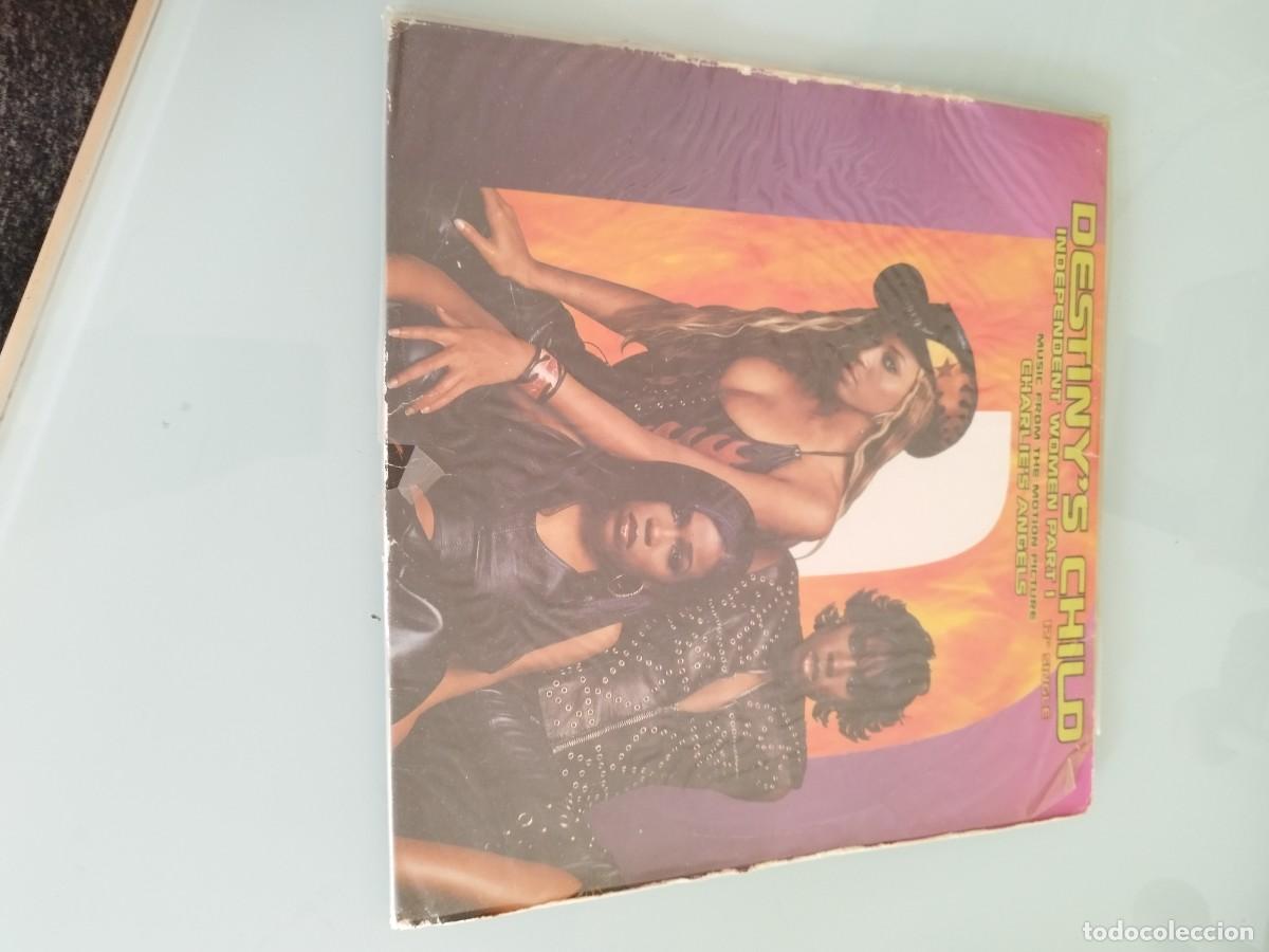 Discos de vinilo: Destiny's Child &ndash; Independent Women Part I. Vinilo Maxi Single. Una galleta da&ntilde;ada, ver fotos.