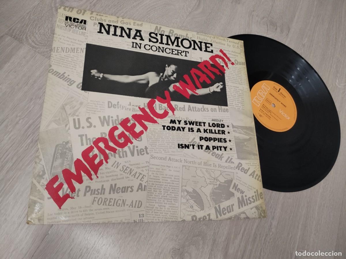 Discos de vinilo: NINA SIMONE - IN CONCERT - EMERGENCY WARD ! ..LP DE RCA DE 1972 - ORIGINAL GERMANY .