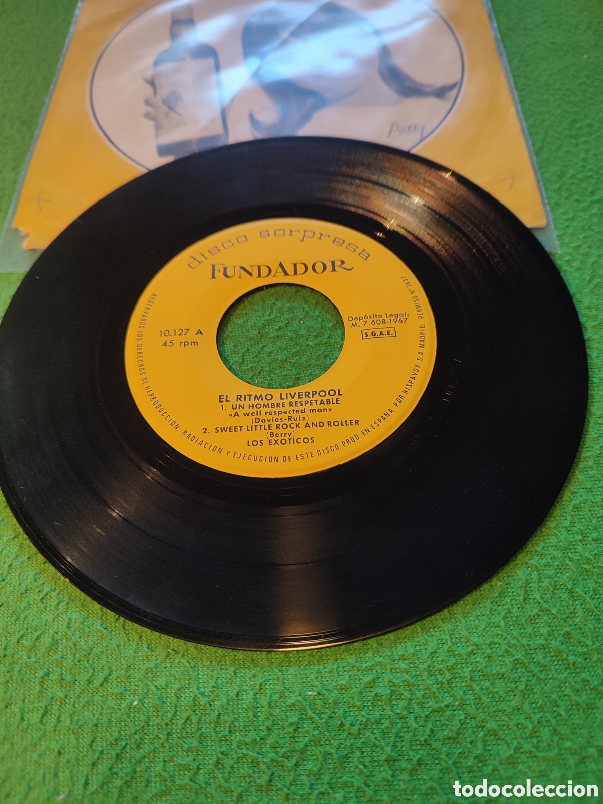 Discos de vinilo: Los Ex&oacute;ticos - Un hombre respetable + 3 - Foto 1