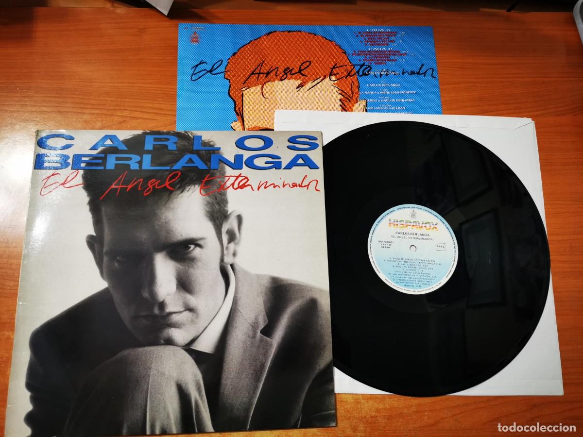 Discos de vinilo: CARLOS BERLANGA El angel exterminador 12&rdquo; LP VINILO A&Ntilde;O 1990 CON ENCARTE MOVIDA CONTIENE 10 TEMAS