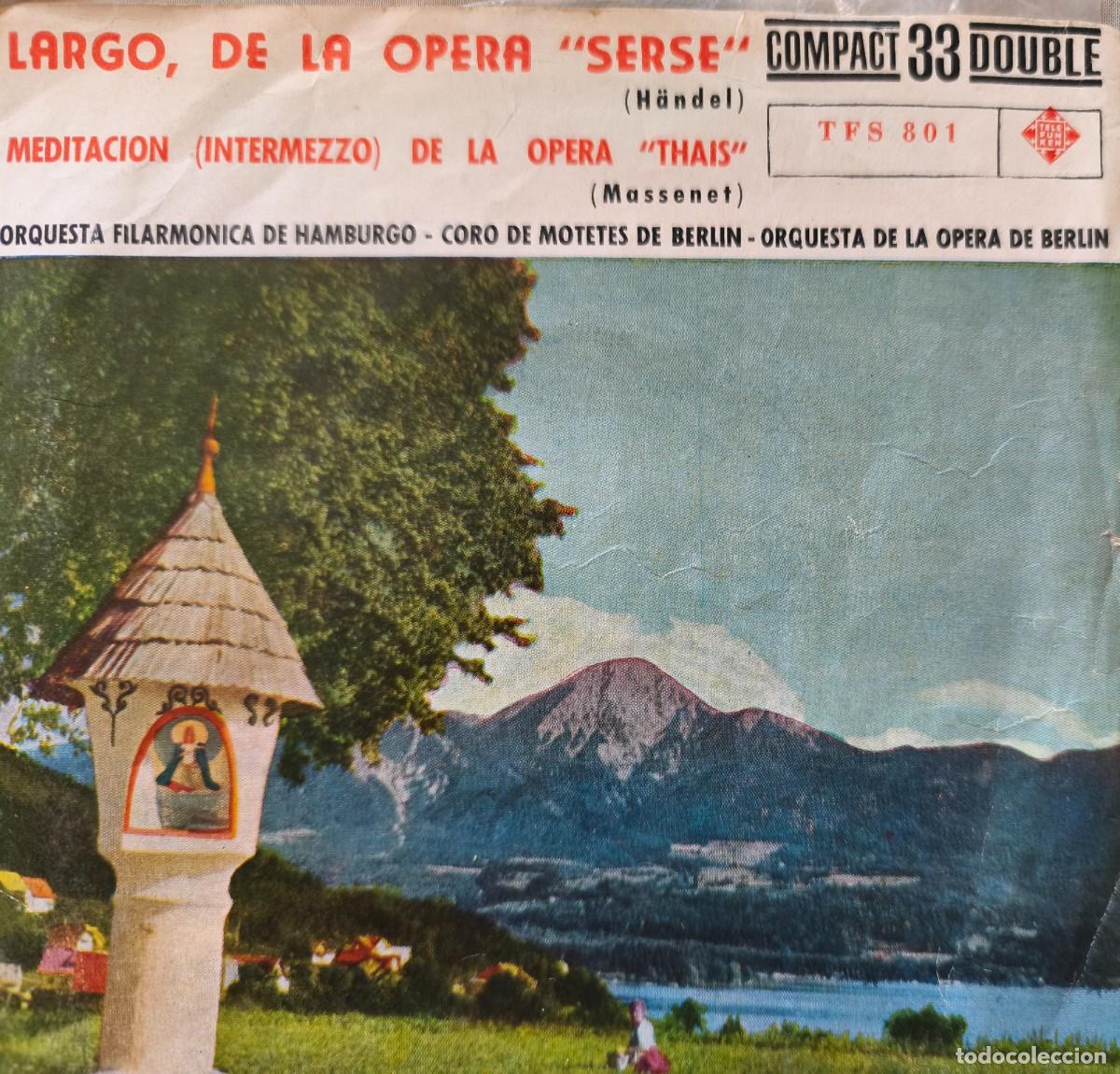 Discos de vinilo: H&auml;ndel & Massenet &ndash; Piezas L&iacute;ricas y Orquestales