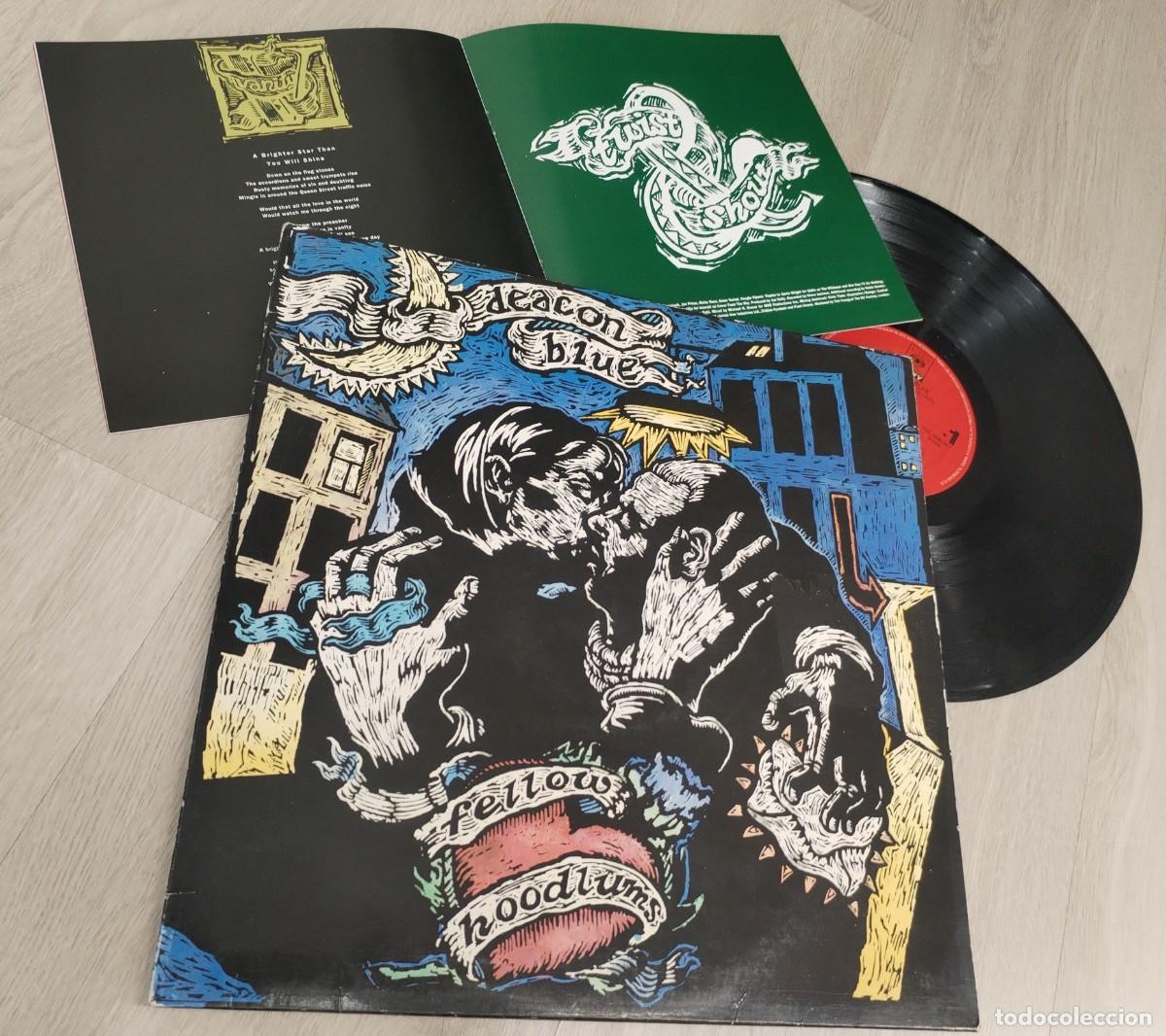 Discos de vinilo: DEACON BLUE - FELLOW HOODLUMS ..LP DE CBS/SONY DE 1991 - EDICION LIMITADA CON LIBRETO - BUEN ESTADO