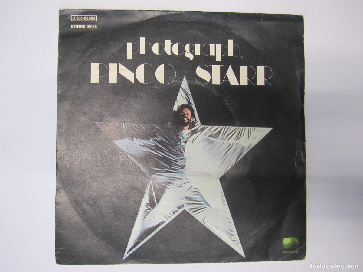 Discos de vinilo: disco vinilo single ringo star photograph