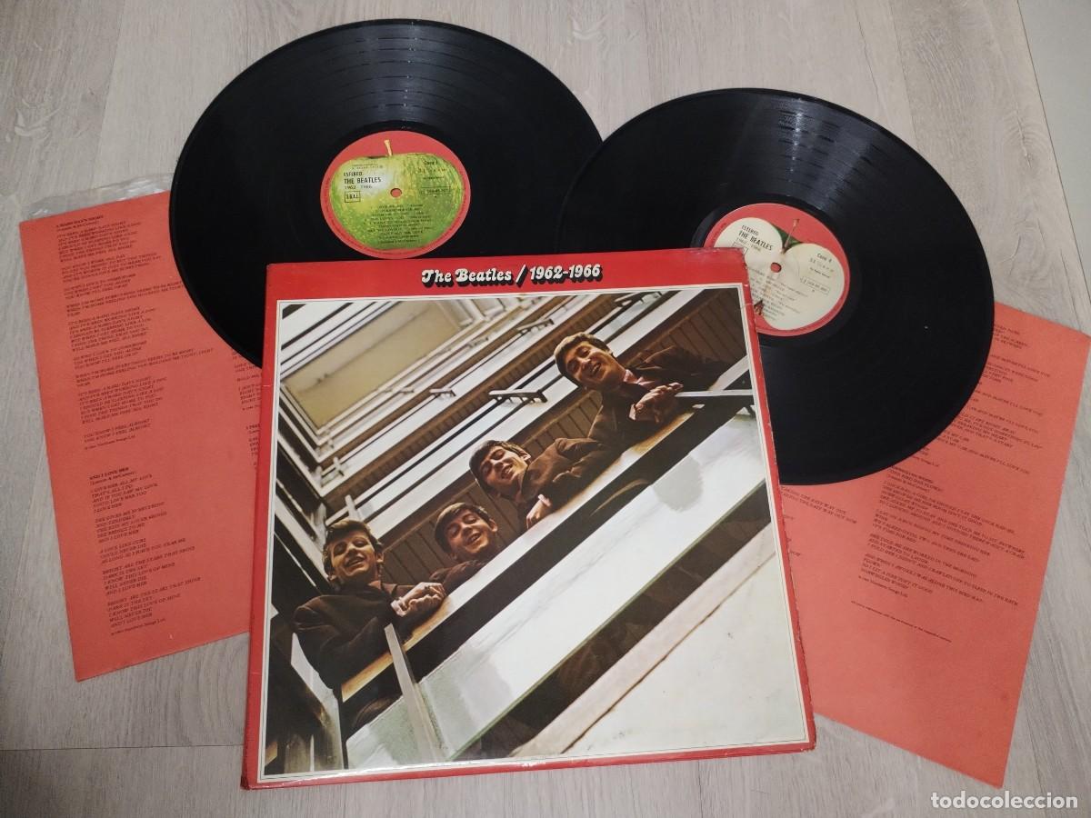Discos de vinilo: THE BEATLES /1962-1966 .. 2 LP&acute;S CARPETA ABIERTA .1&ordf; EDICION ESPA&Ntilde;OLA DE 1973 - CON ENCARTES . EMI