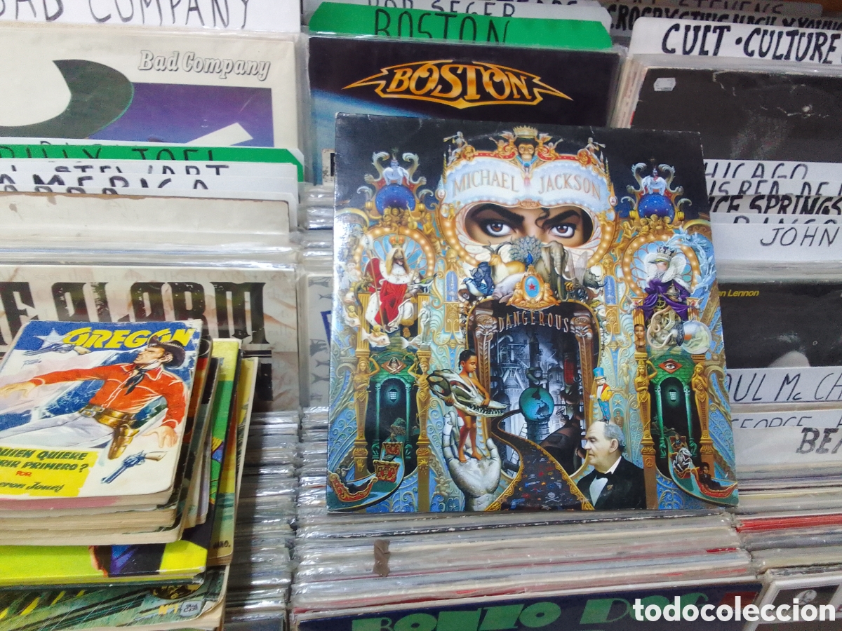 Discos de vinilo: Michael Jackson, dangerous,2 lps