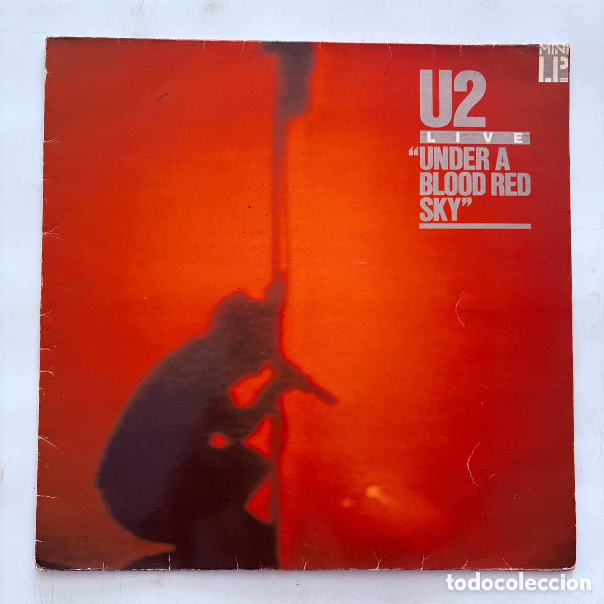 Discos de vinilo: Lp U2 - Under A Blood Red Sky (Live) edicion espa&ntilde;ola de 1987