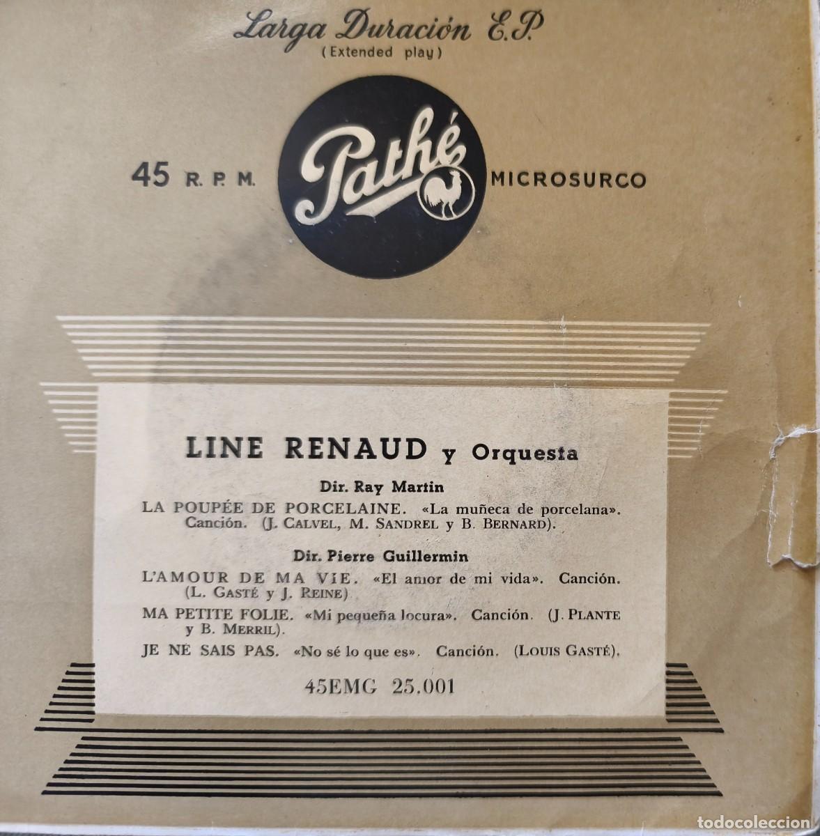 Discos de vinilo: Line Renaud y Orquesta - Foto 1