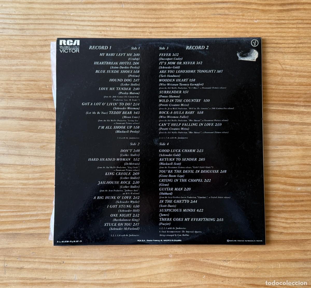 Discos de vinilo: Elvis - Forever 32 Hits. Spain 1975 - Foto 3