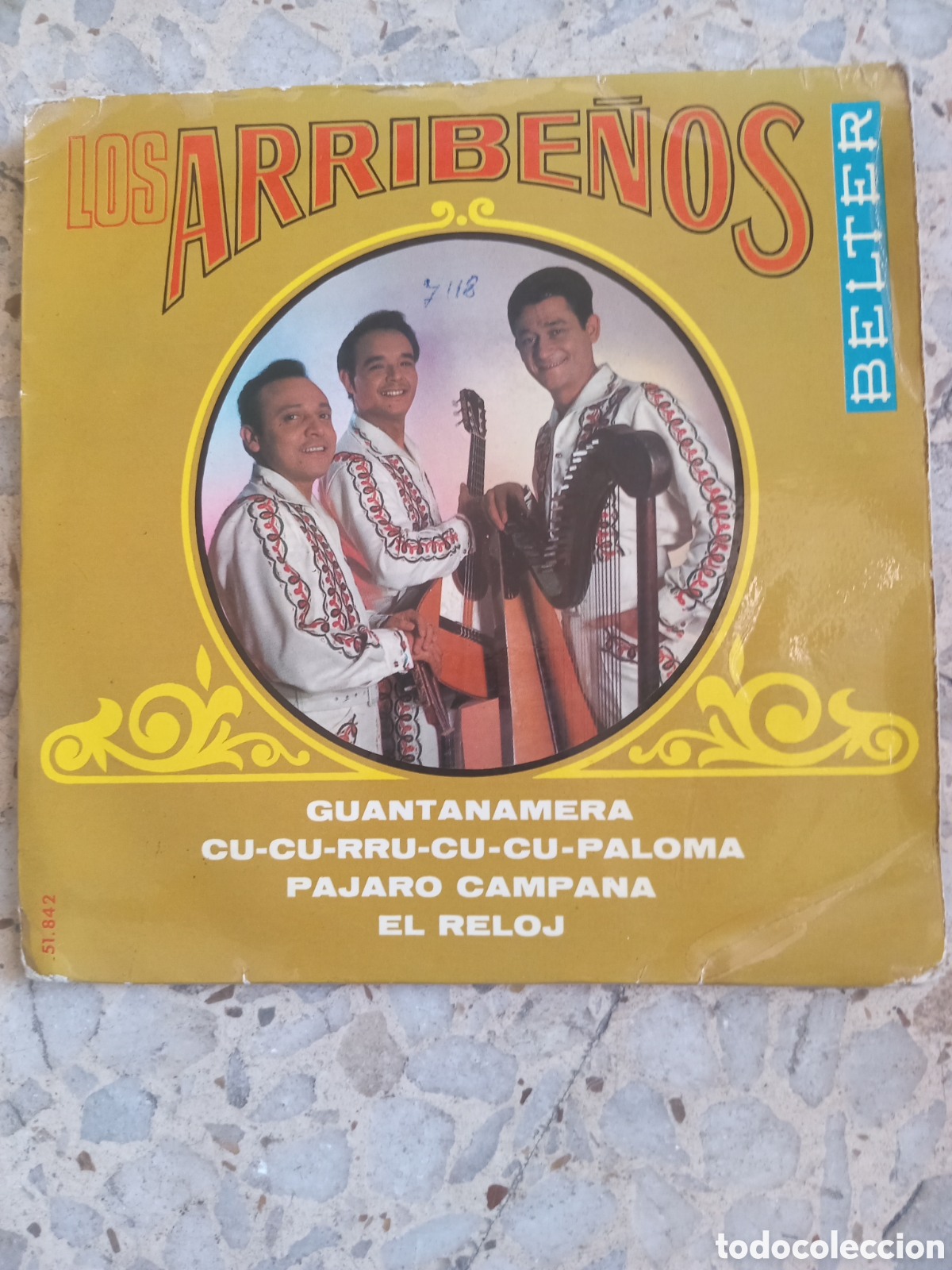 Discos de vinilo: EP LOS ARRIBE&Ntilde;OS GUANTANAMERA 1967