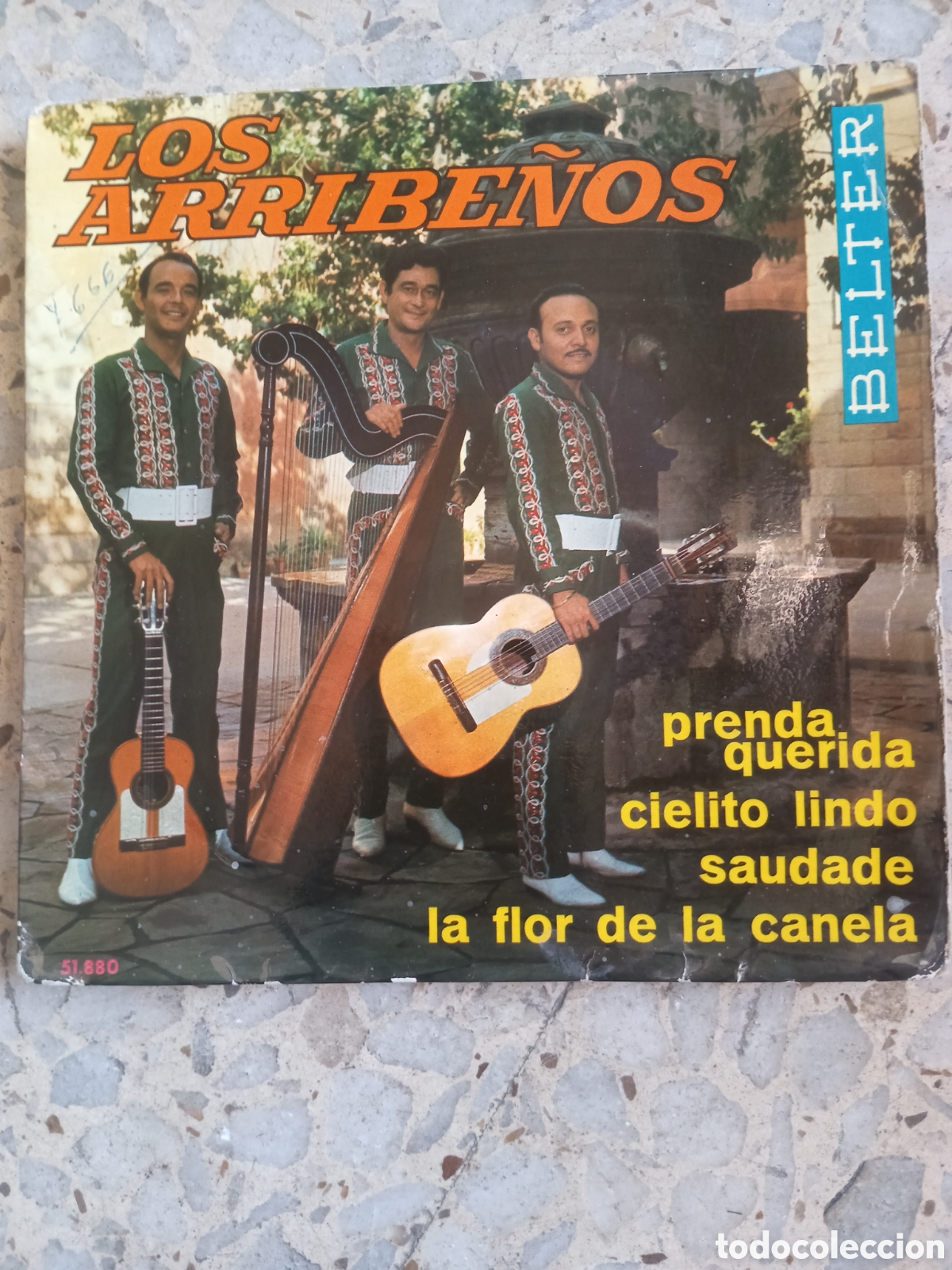 Discos de vinilo: EP LOS ARRIBE&Ntilde;OS PRENDA QUERIDA 1968