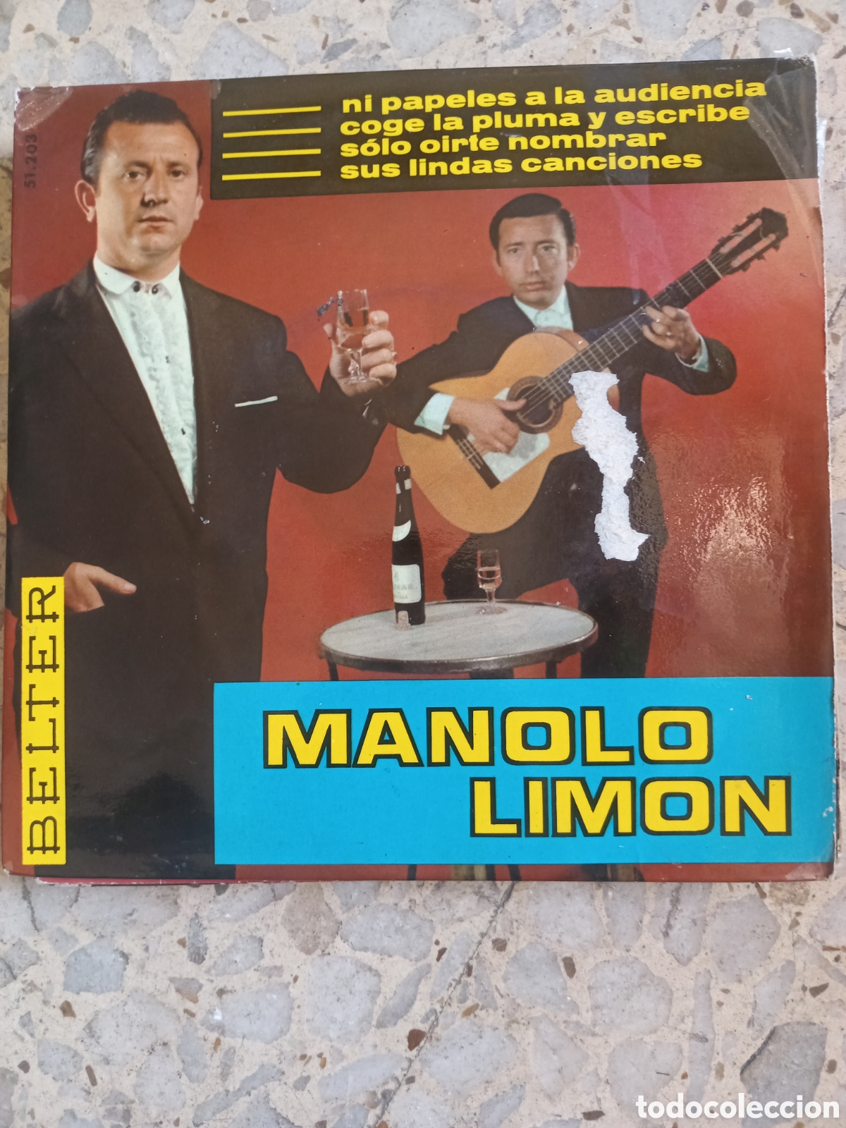 Discos de vinilo: EP MANOLO LIMON NI PAPELES A LA AUDIENCIA 1965