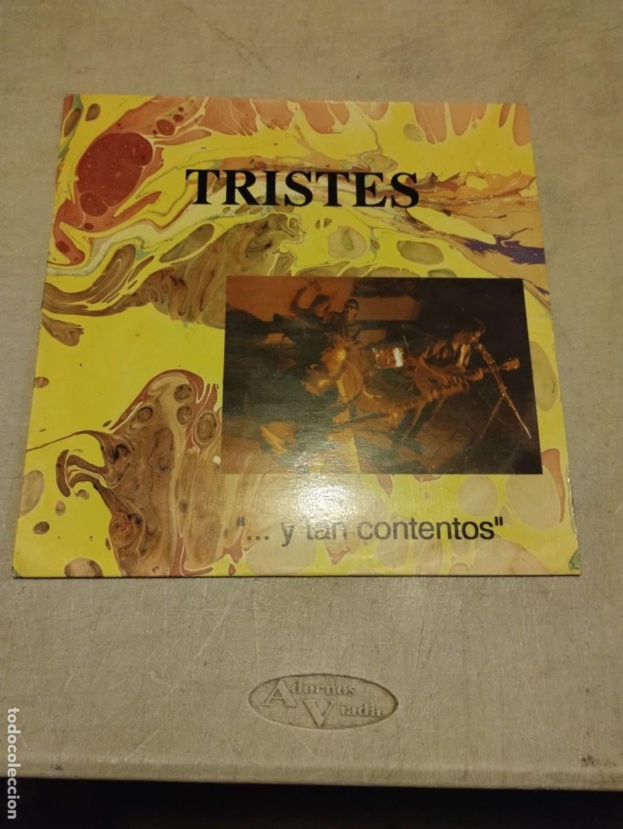 Discos de vinilo: TRISTES LP Y TAN CONTENTOS INSERT LETRAS