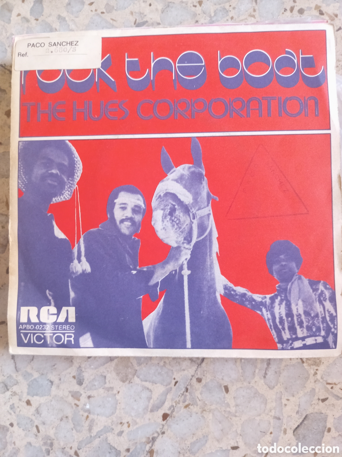 Discos de vinilo: SGL THE HUES CORPORATION ROCK THE BOAT 1974 PROMO