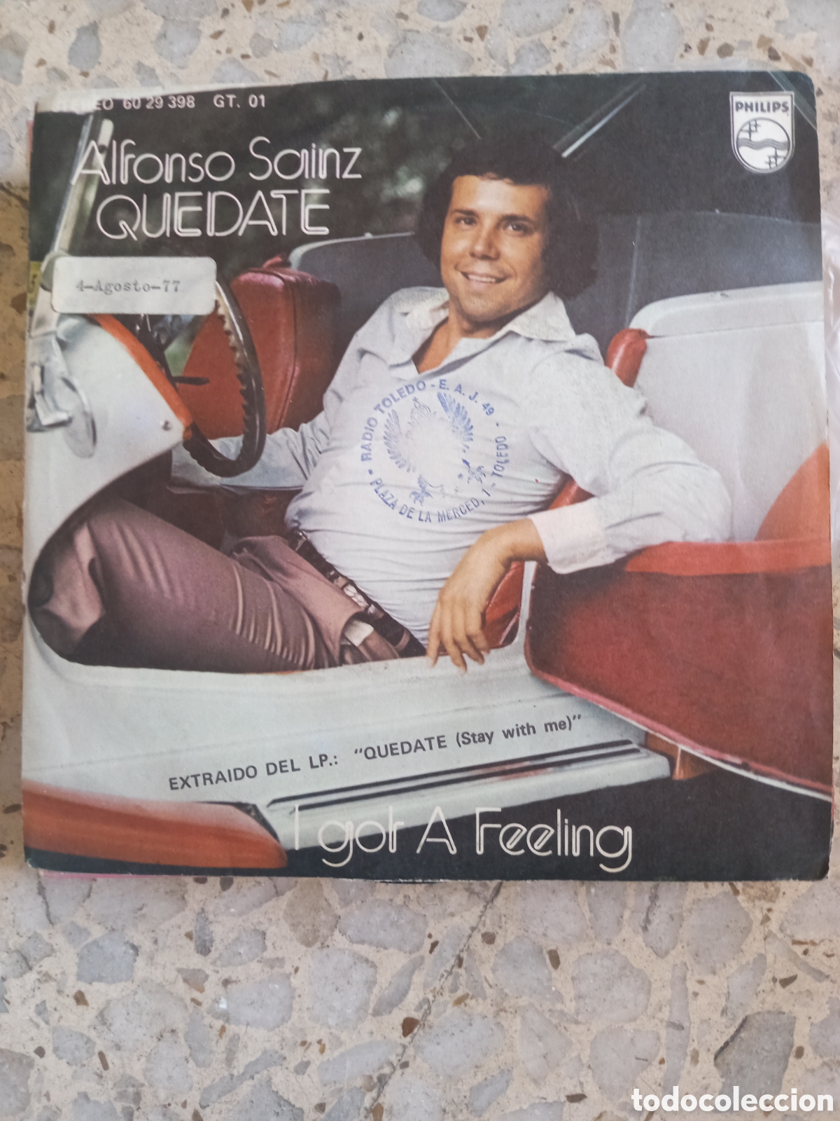 Discos de vinilo: SGL ALFONSO SAINZ QUEDATE 1977