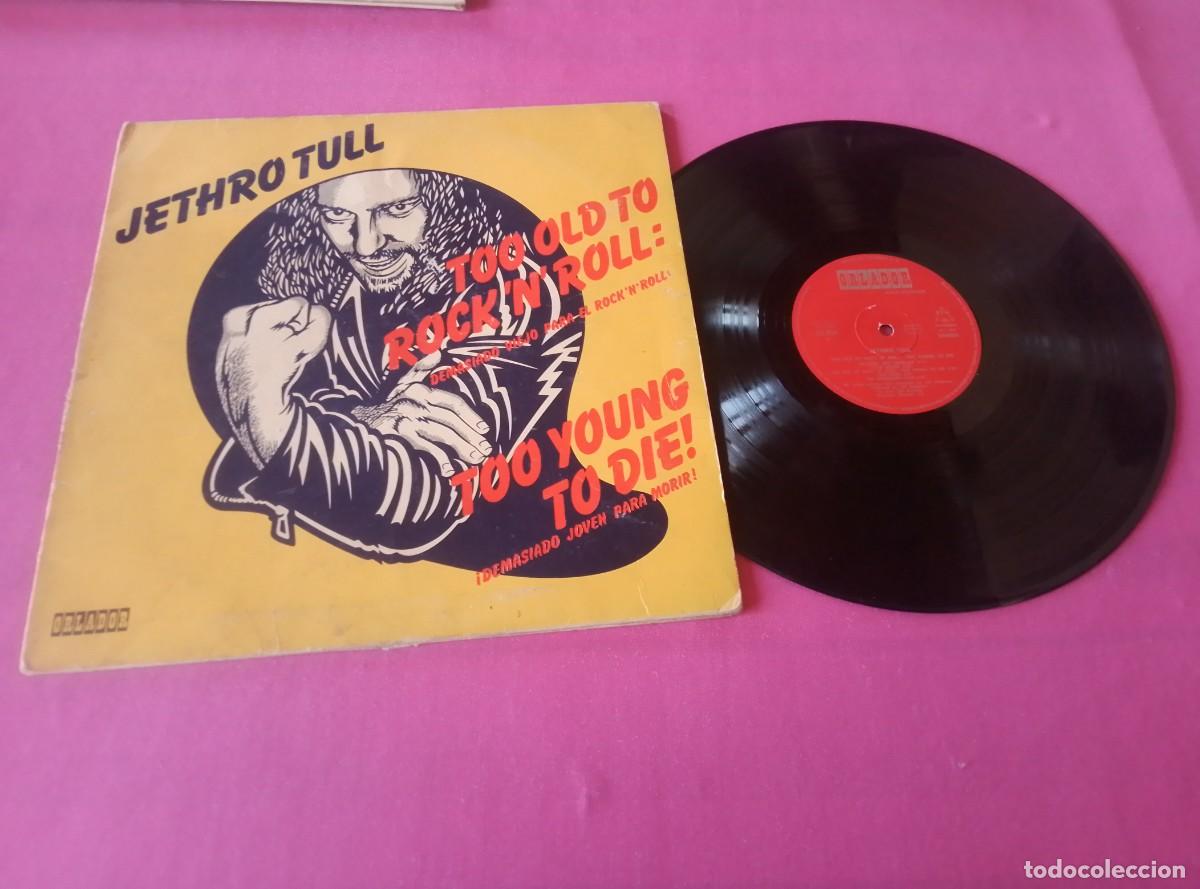 Discos de vinilo: JETHRO TULL TOO OLD TO ROCK AND ROLL DEMASIADO VIEJO PARA EL ROCK AND ROLL 1876 LP L31 2 2