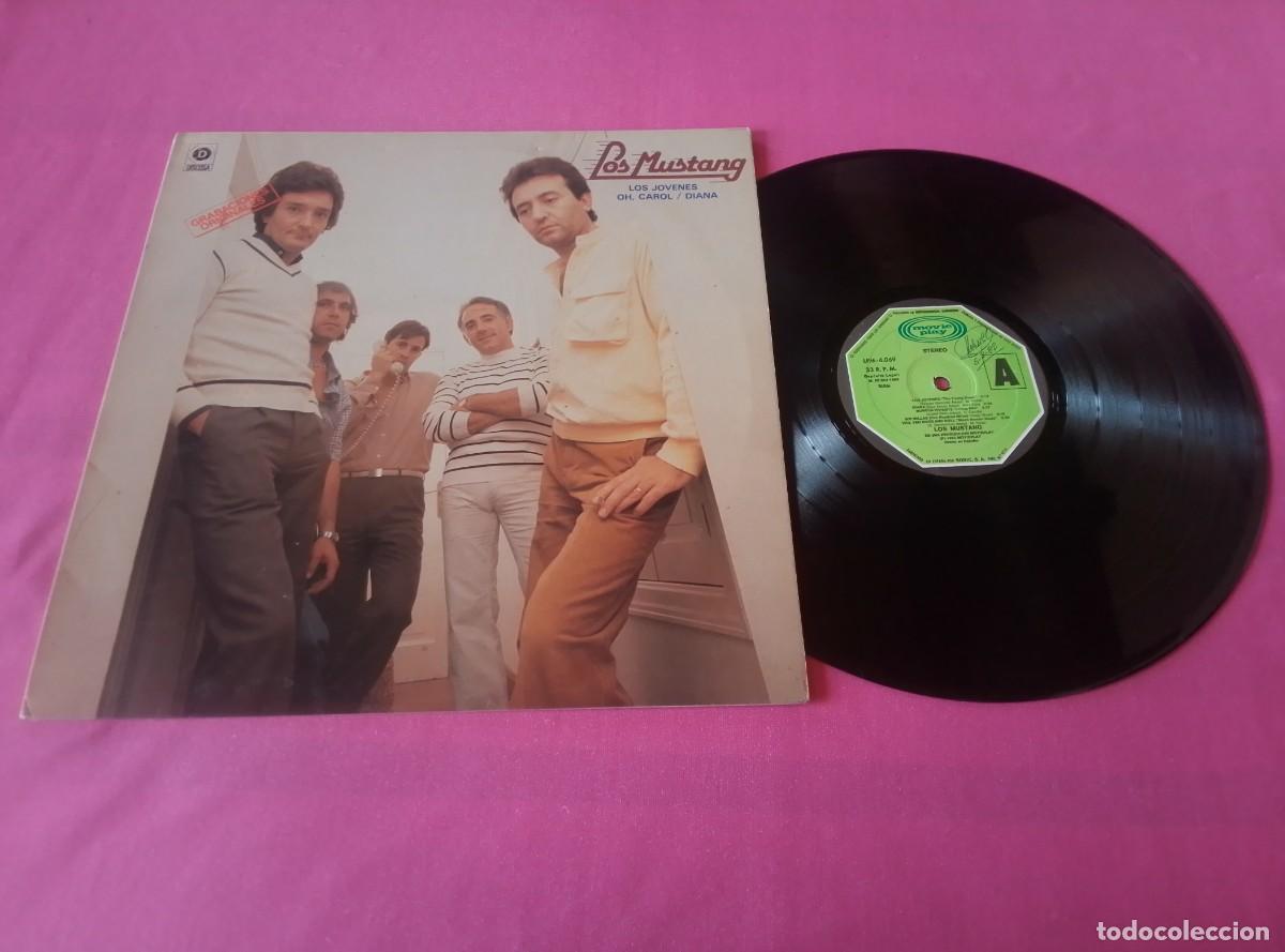 Discos de vinilo: LOS MUSTANG LOS J&Oacute;VENES O CAROL 1982 LP L31 2 2