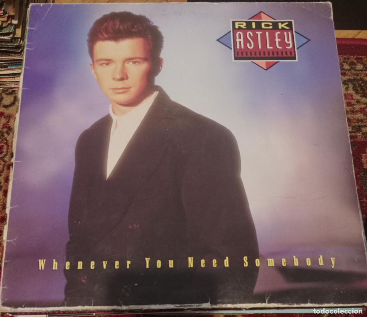 Discos de vinilo: Rick Astley &ndash; Whenever You Need Somebody Lp Espa&ntilde;a 80s
