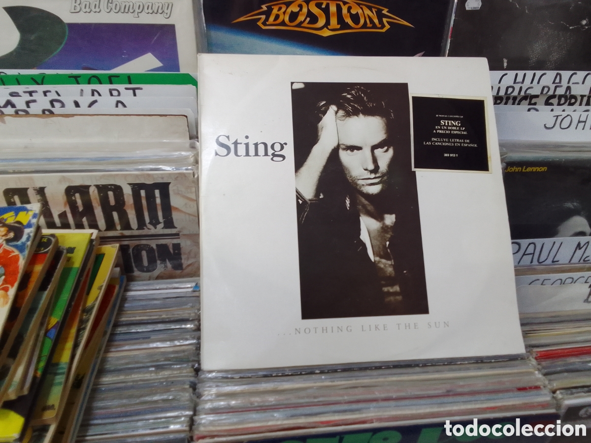 Discos de vinilo: Sting, nothing like the sun,2 lps