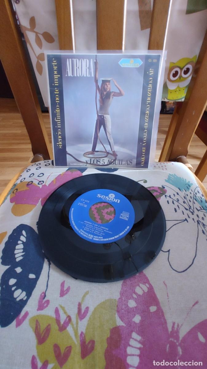Discos de vinilo: AURORA Y LOS 5 AGUILAS-EP AY CORAZON CORAZON +3 - Foto 1