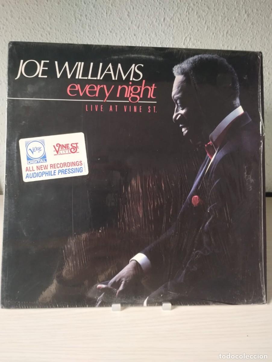 Discos de vinilo: JOE WILLIAMS Every Night - Live At Vine St. (Verve y PolyGram Records 833 236-1, USA 1987)