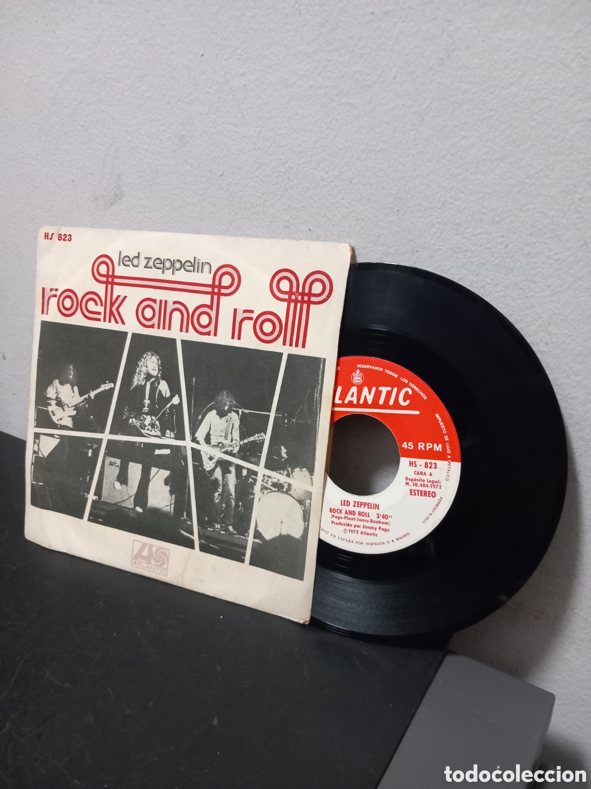 Discos de vinilo: ANTIGUO EP LED ZEPPELIN ROCK AND ROLL ORIGINAL