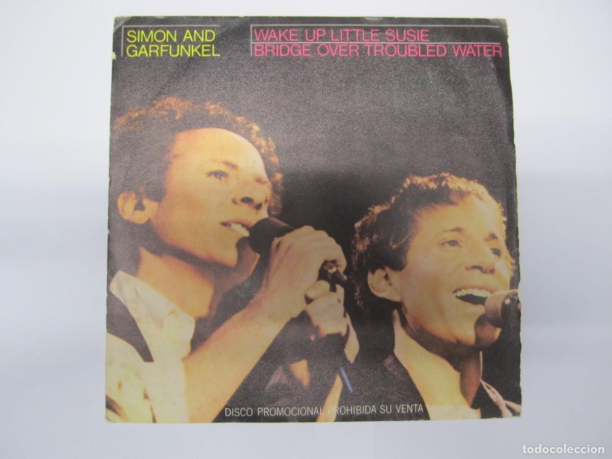 Discos de vinilo: disco vinilo single simon & garfunkel wake up little susie