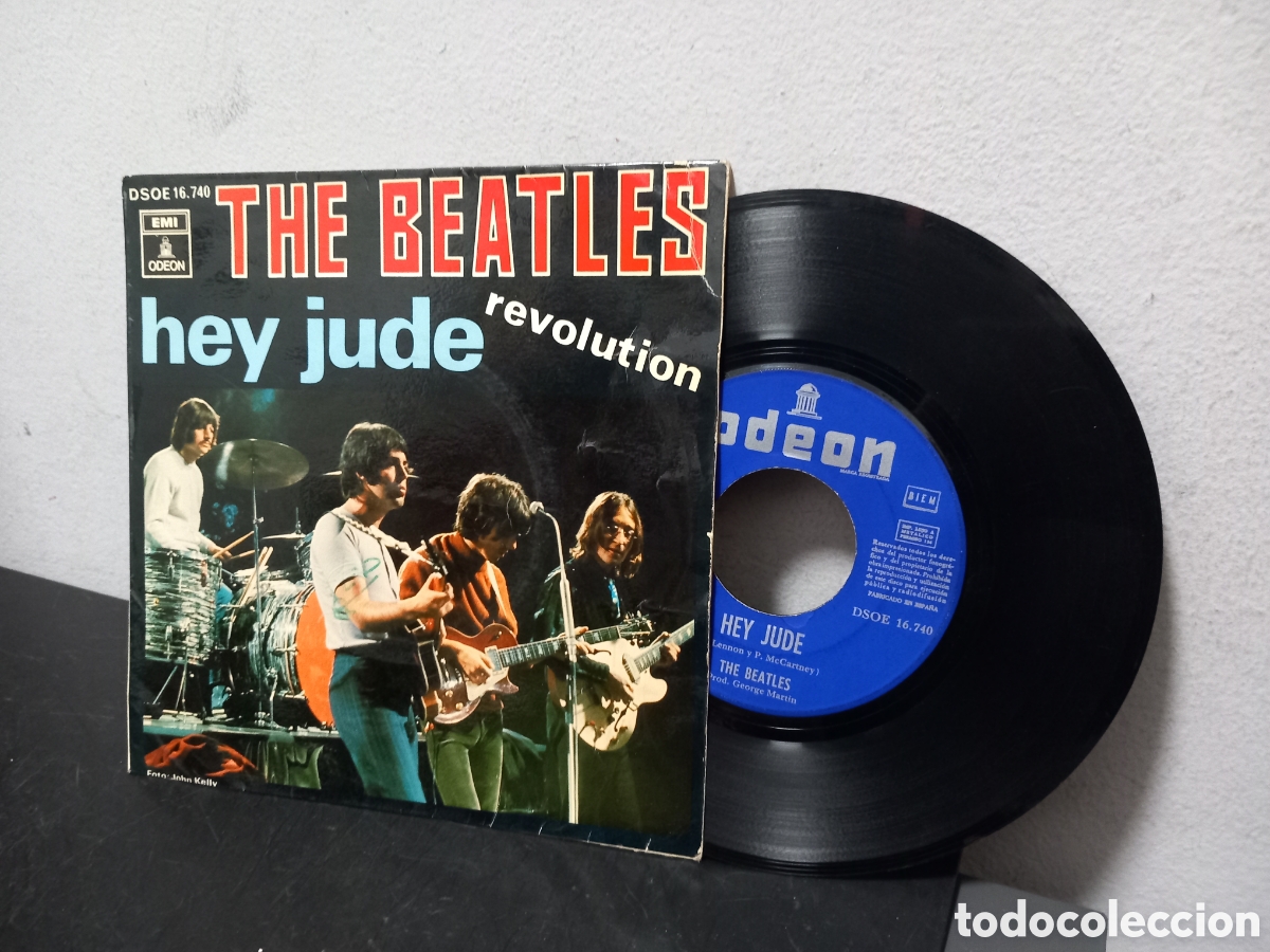 Discos de vinilo: ANTIGUO EP THE BEATLES HEY JUDE ORIGINAL