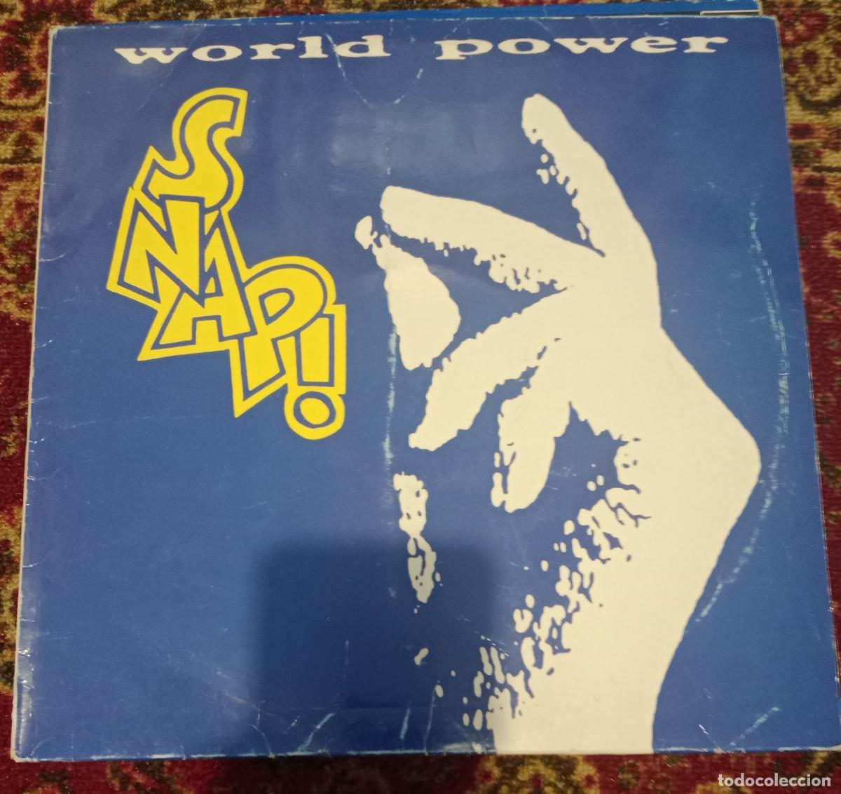 Discos de vinilo: Snap! &ndash; World Power Lp Espa&ntilde;a 1990